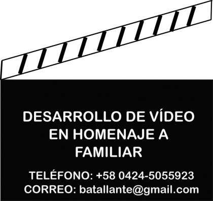 Desarrollo de vídeo en homenaje a familiar por 3 $ dólares