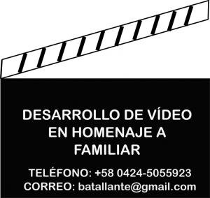Desarrollo de vídeo en homenaje a familiar por 3 $ dólares