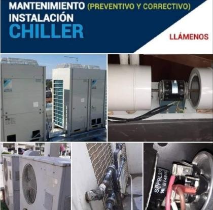 Servicio en Aires chillers Enfriamiento por Agua helada