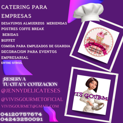 servicios de catering empresarial y corporativo