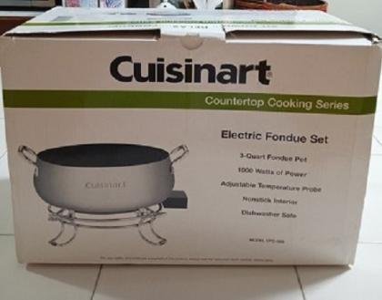 Caldero Eléctrico Nuevo Para Fondue Cuisinart