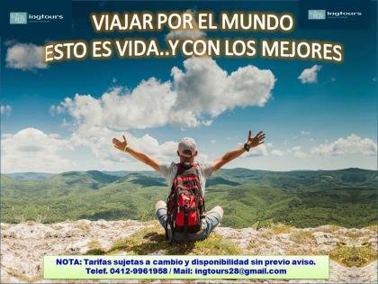 PASAJES NACIONALES E INTERNACIONALES PARA TODOS LOS GUSTOS LLAMA YA