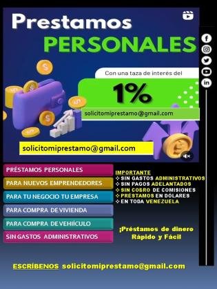 Prestamista en Venezuela NO cobramos dinero adelantado.