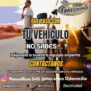 Mecánica a domicilio tu taller donde lo necesites