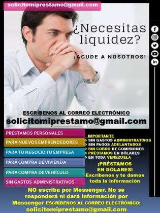 Préstamos personales en dólares en Venezuela ¡Sin pagos adelantados!