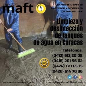 limpieza desinfección de tanques de agua Caracas
