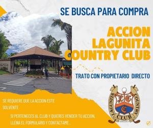 LAGUNITA COUNTRY CLUB, COMPRO ACCION