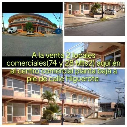 Venta 2 locales comerciales 74 y 28 Mts2 higuerote