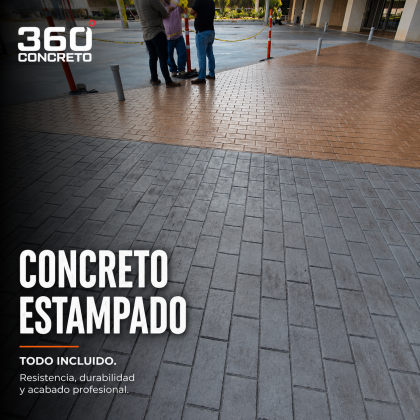 CONCRETO ESTAMPADO TODO INCLUIDO | Concreto 360