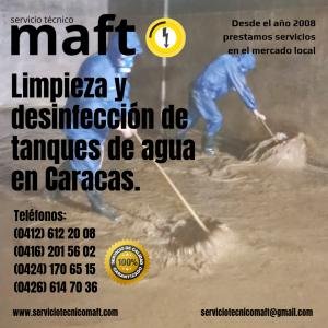 limpieza desinfección de tanques de agua Caracas
