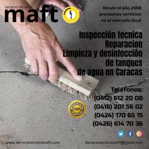 Reparación Impermeabilización de tanques de agua en Caracas